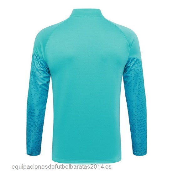 Nuevo Ropa Deportiva Con Cremallera Larga Marsella 23/24 Verde Azul Baratas